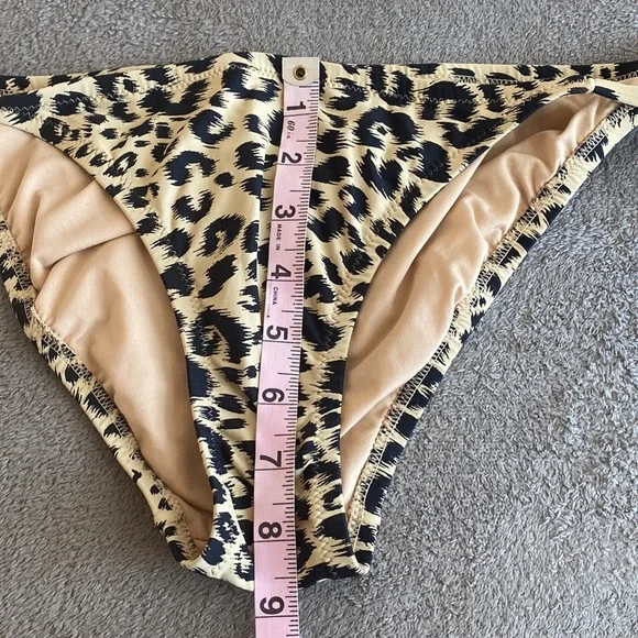 J. Crew Animal Print Two Piece Swimsuit - Picture 6 of 8